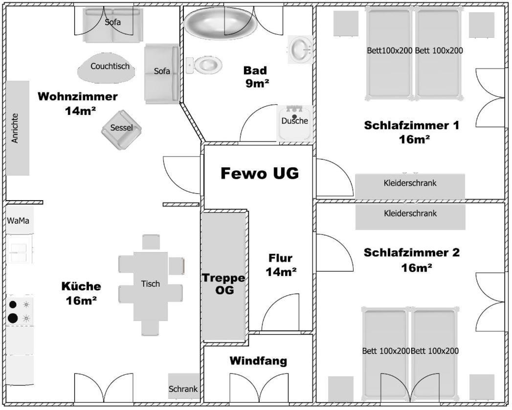 Ferienwohnung Landliebe Leer Eksteriør bilde